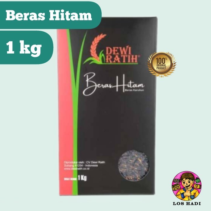 

Moerah~ Beras Hitam Pecah Kulit Dewi Ratih 1 kg Black Rice 1kg