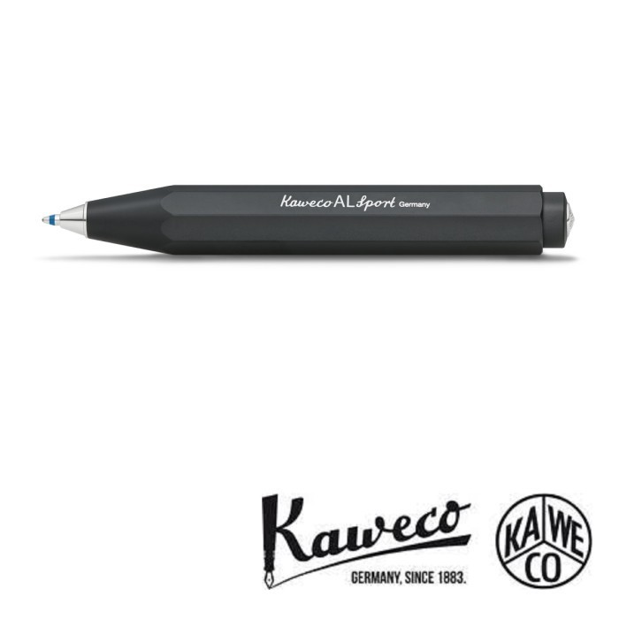

KAWECO Sport AL Ballpoint Pen / Pulpen - Black, Ballpoint