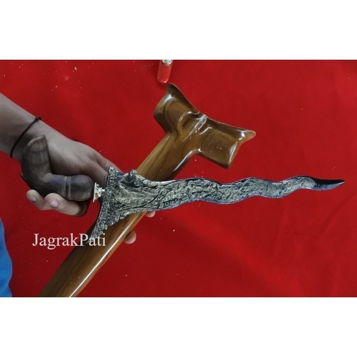 keris LANGITAN NAGA GUMELAR WARANGKA BUGIS KP - BILAHAN SAJA