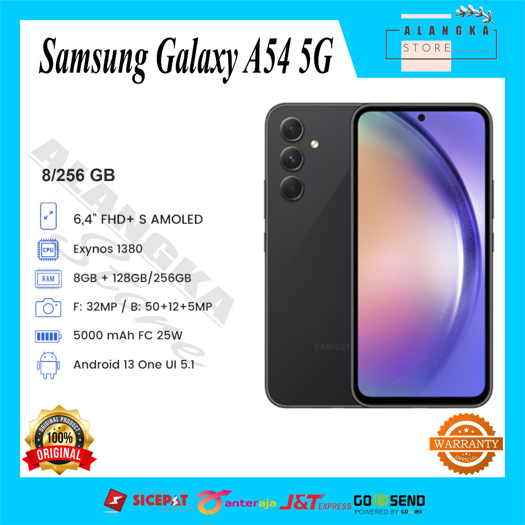 Samsung Galaxy A54 5G 8/256GB Garansi Resmi