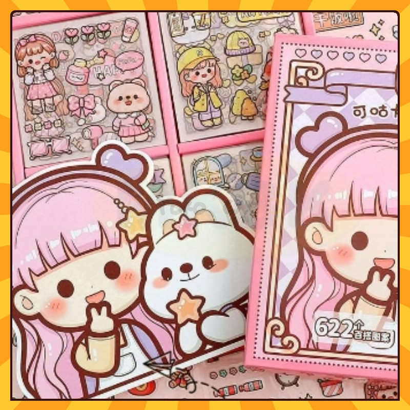 

⭐ Toko CM ⭐ Stiker Cutting Custom Stiker Makanan Stiker Bulat Case Sanrio Sticker Thank You 500 Pcs Makanan Stationery Label Stiker