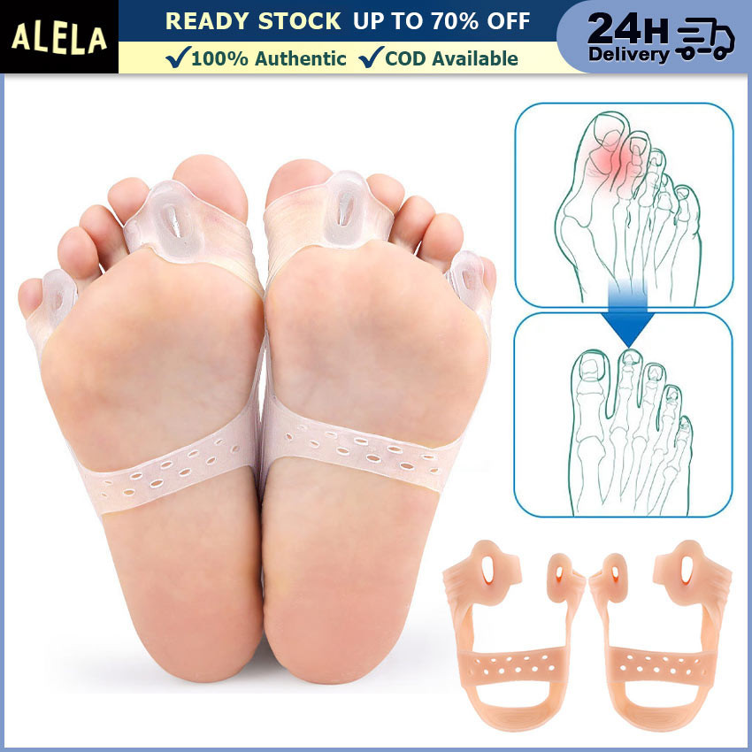 2Pcs/Set Korektor Pelurus Jempol Jari Kaki Corrector Bunion Hallux Valgus Orthotics Silikon Pelindun