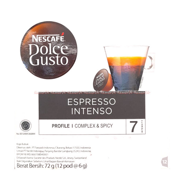 

[Ready] Nescafe Dolce Gusto Expresso Intenso 16 cups Minuman Kopi Cair