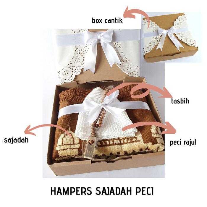 

(NEW) -HAMPERS KADO COWOK SAJADAH PECI FREE TASBIH GIFT CARD & BOX EKSKLUSIF