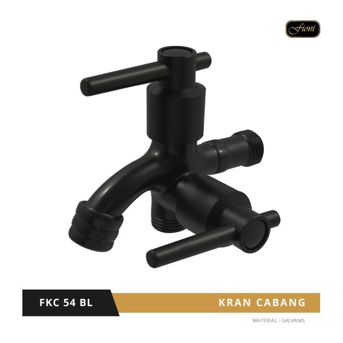TK Kran Cabang Hitam / Kran cabang Stik / Kran kamar mandi Shower - Fio