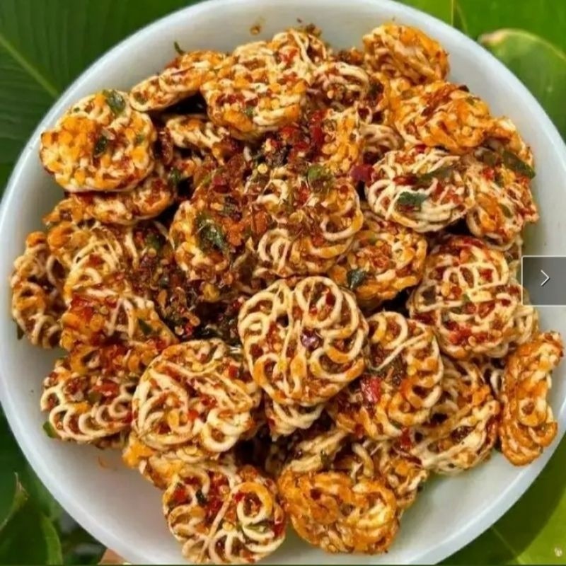 

KERUPUK PEDO/MAWAR PEDAS JELETOT 500g