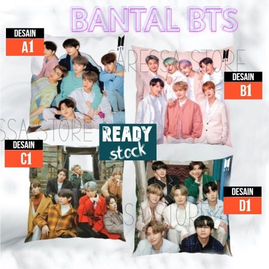 MURAH  BANTAL PRINTING KPOP BTS BT21 / bantal bts shopee gratis ongkir promo diskon laris viral