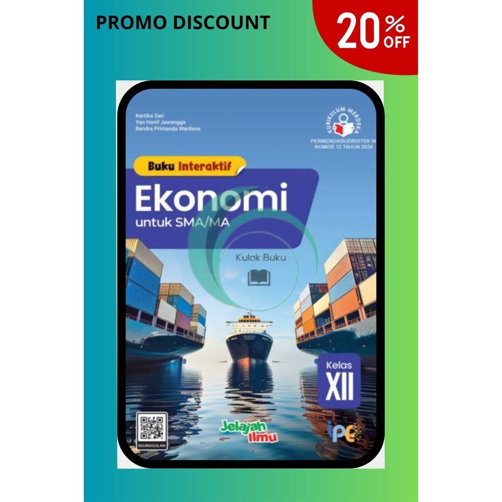 Buku Paket Interaktif EKONOMI Kelas 12/XII SMA/MA Kurikulum Merdeka Intan pariwara Tahun 2024