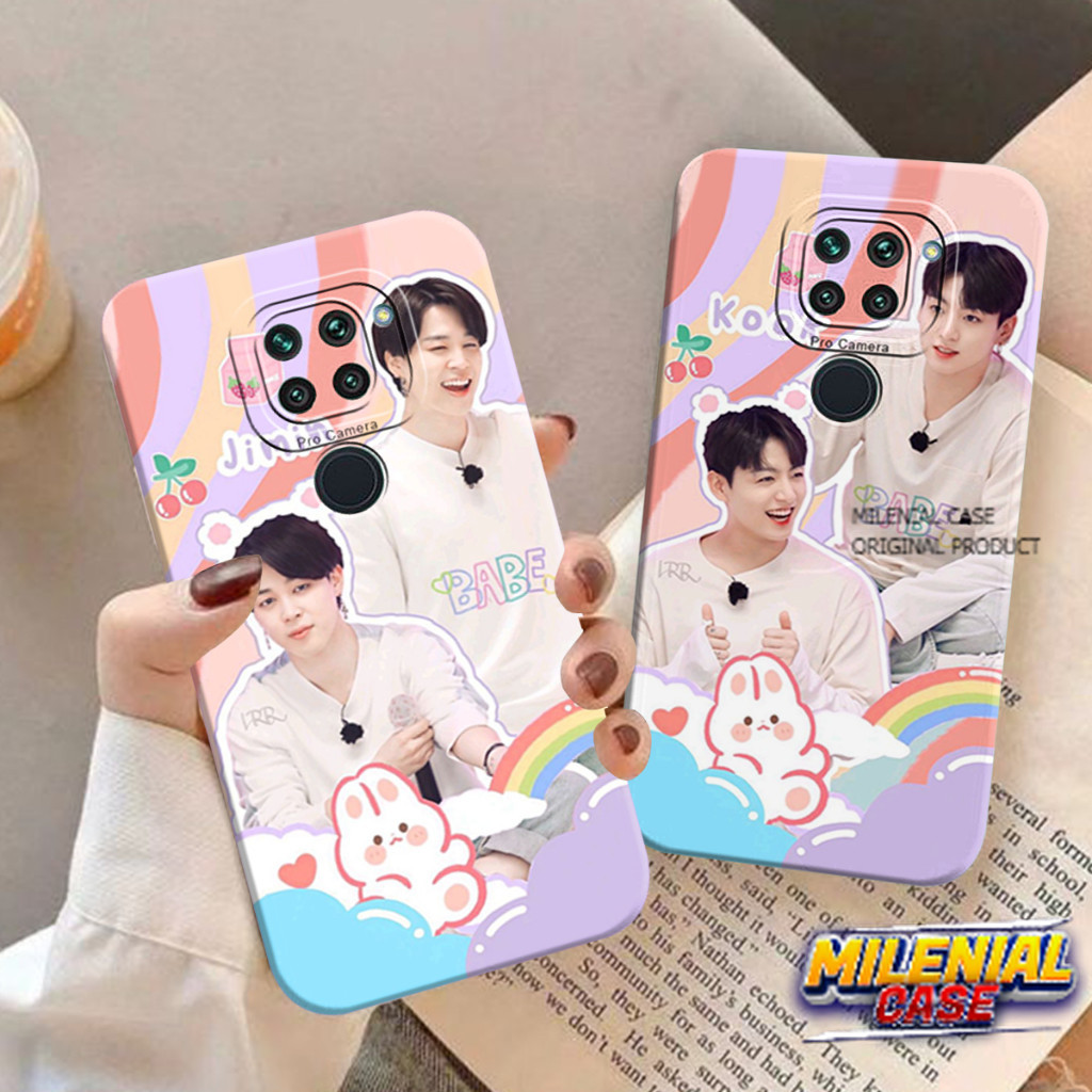 Milenial Case [SR14] Softcase Redmi Note 9/Redmi Note 9 Pro Motif BTS Kekinian - Case Kpop - Case Ar