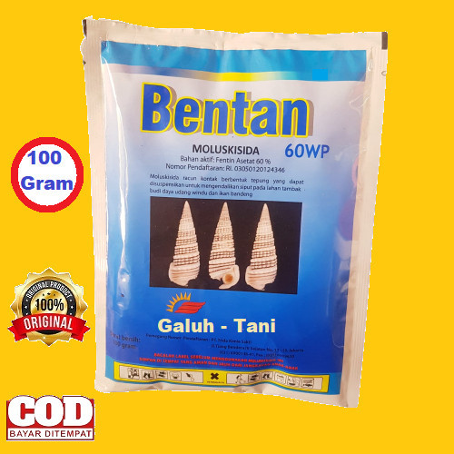 BENTAN 60WP OBAT KEONG 100gr