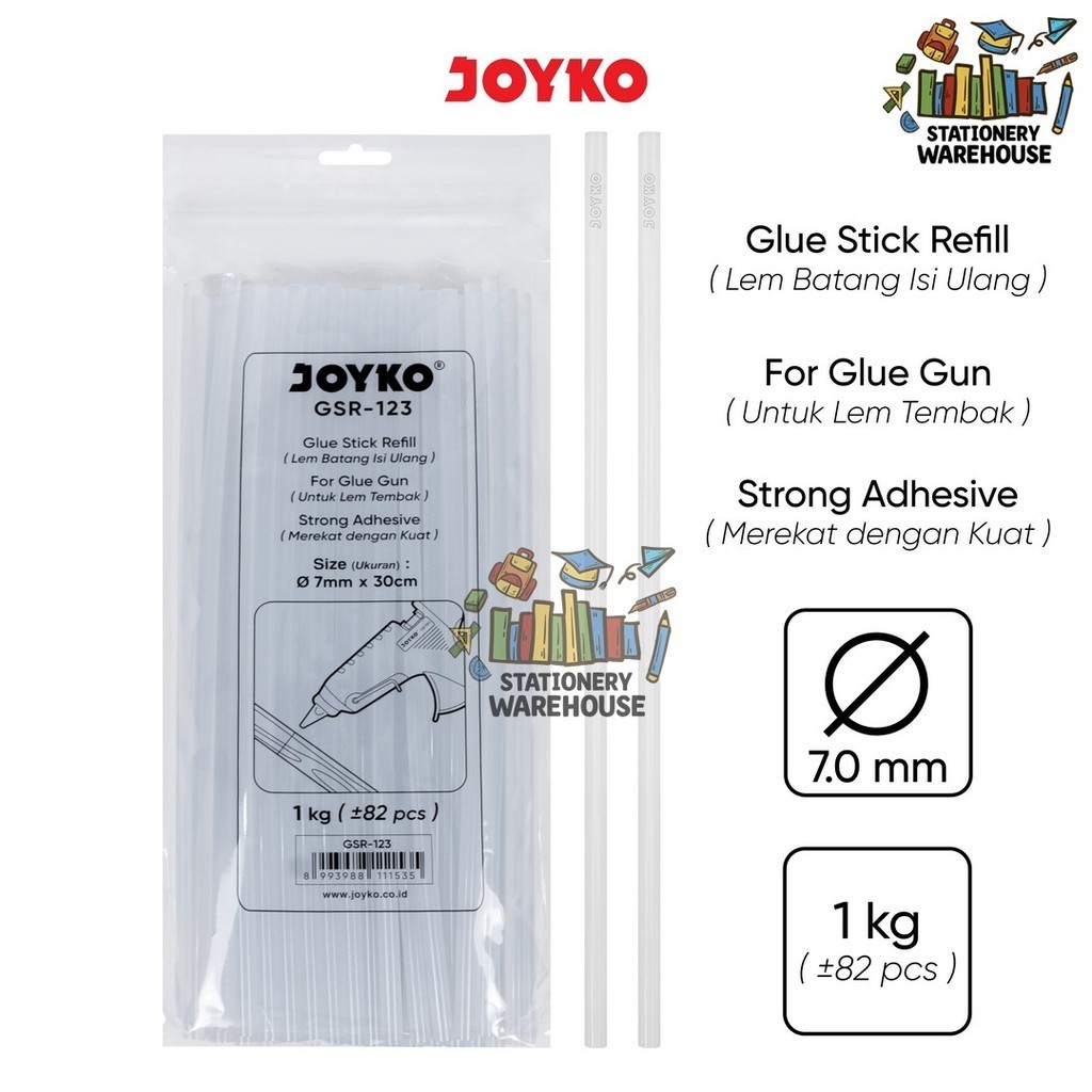 

Glue Stick Refill Lem Bakar Isi Lem Tembak Joyko GSR-123