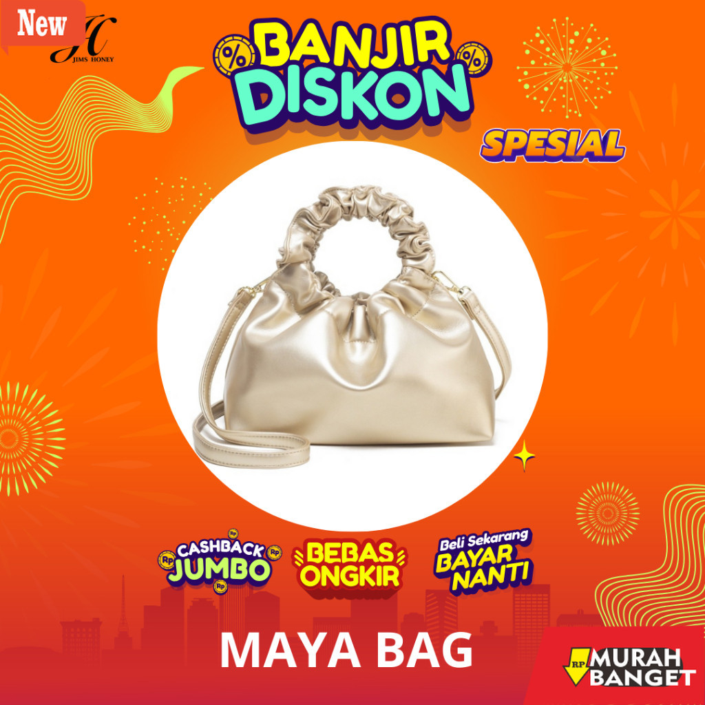 Selempang Wanita Kekinian JIMS HONEY TAS SELEMPANG PESTA WANITA MAYA BAG TERBARU 2023