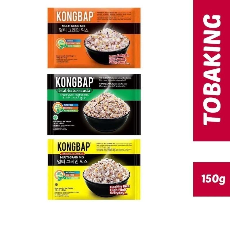 

R89 - KONGBAP 150 GR CHIA SEED & QUINOA ( 6×25 G) ,KONGBAB CHIA SEED & QUINOA - ALF06