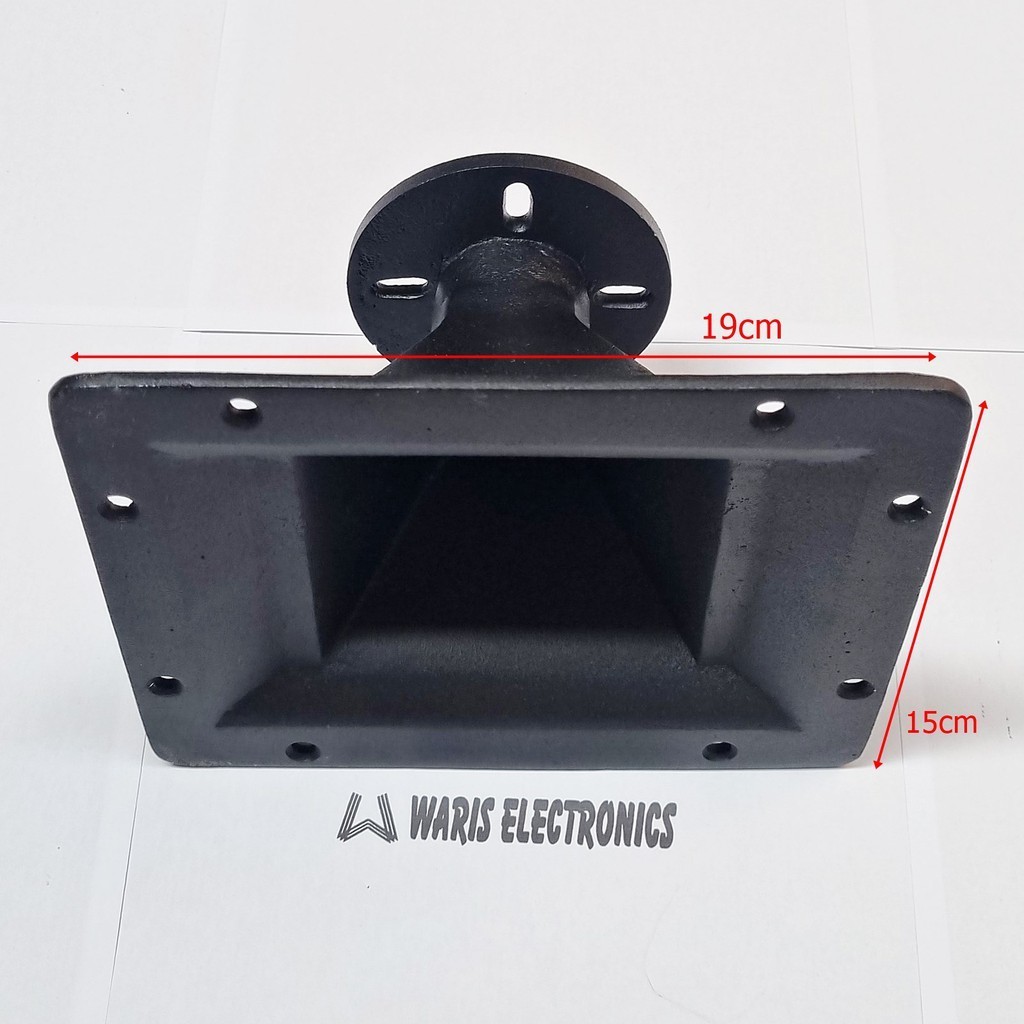 Corong Besi Tweeter Twiter 19 cm x 15 cm Multi Drat dan Baut