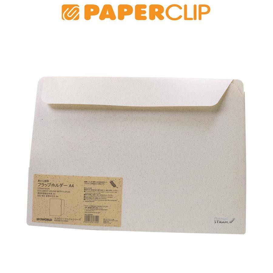 

CLEAR SLEEVES WITH FLAP A4 SWORLD ECOLOGY FILE SERIES CB3494