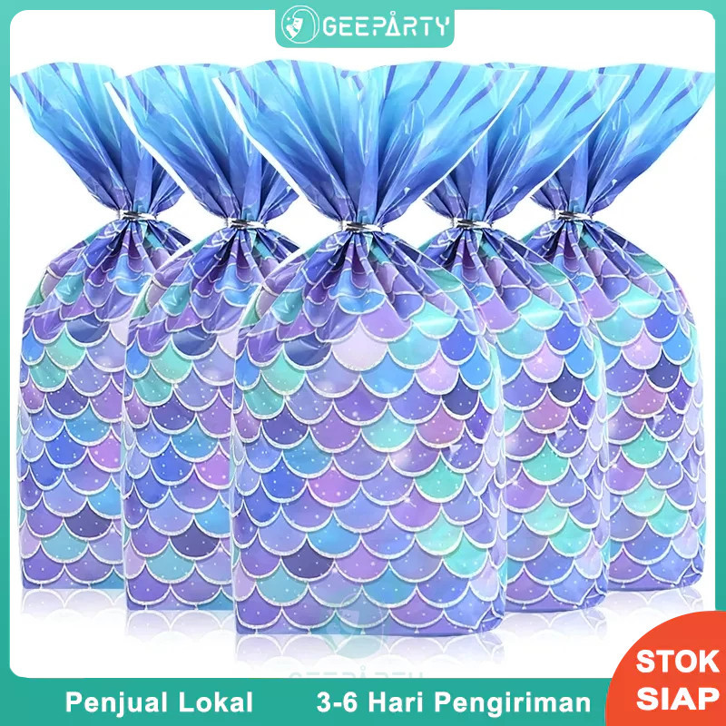 

CANTIK 20Pcs Tas Permen Ekor Putri Duyung Untuk Kebutuhan Pesta Ulang Tahun Kecil Anak Perempuan Tas Hadiah PRO+