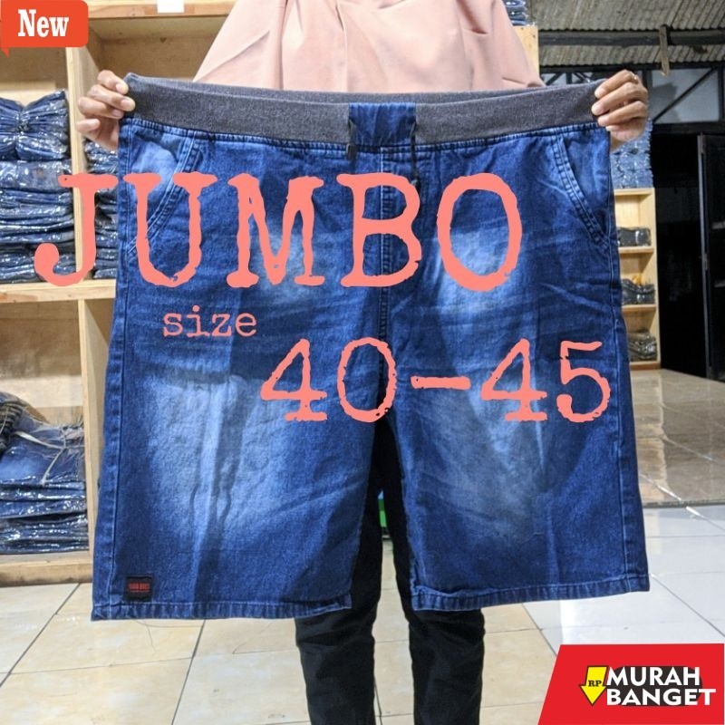 Denim Panjang Pria JEANS PENDEK PRIA JUMBO HUGO
