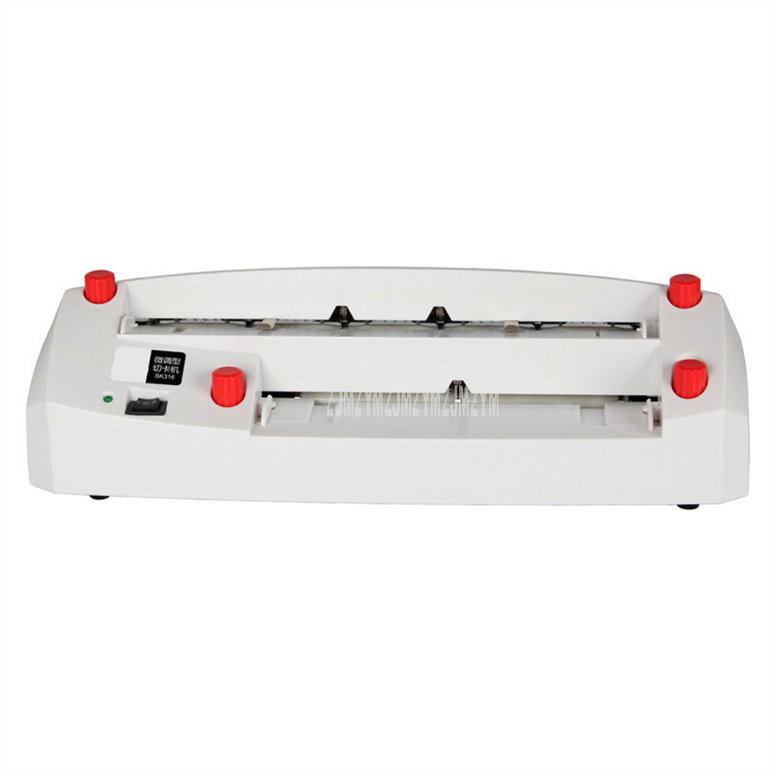 

2022 NEW high quality Automatic Name Card Slitter Name Card Cutter A4 Size Business Card Cutting Machine SK316