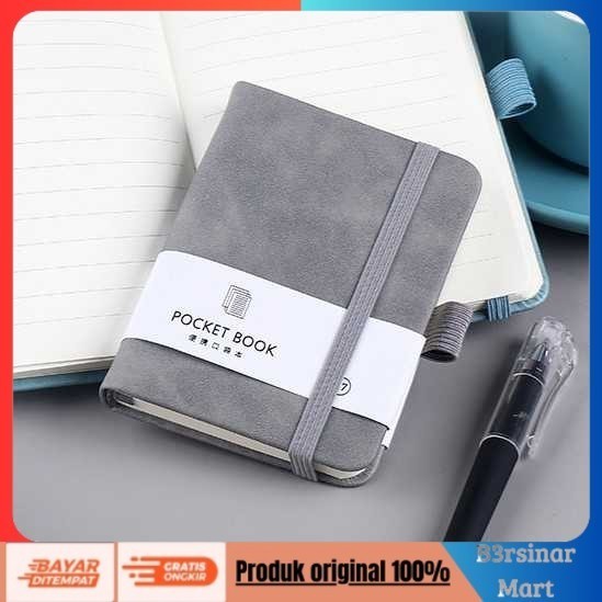 

[KUALITAS TERBAIK] Buku catatan notebook a5 a6 a7 agenda harian jurnal binder 200 halaman - Gray, A7