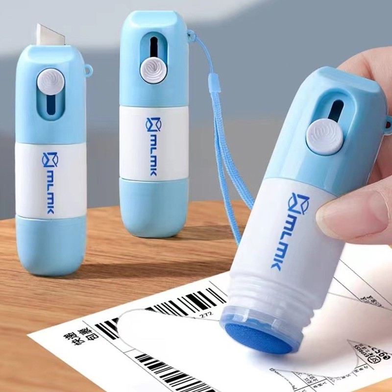 

Pembuka Kotak 2in1/Pemotong Stempel Rol/Pembuka dan Penghapus Kotak Resi