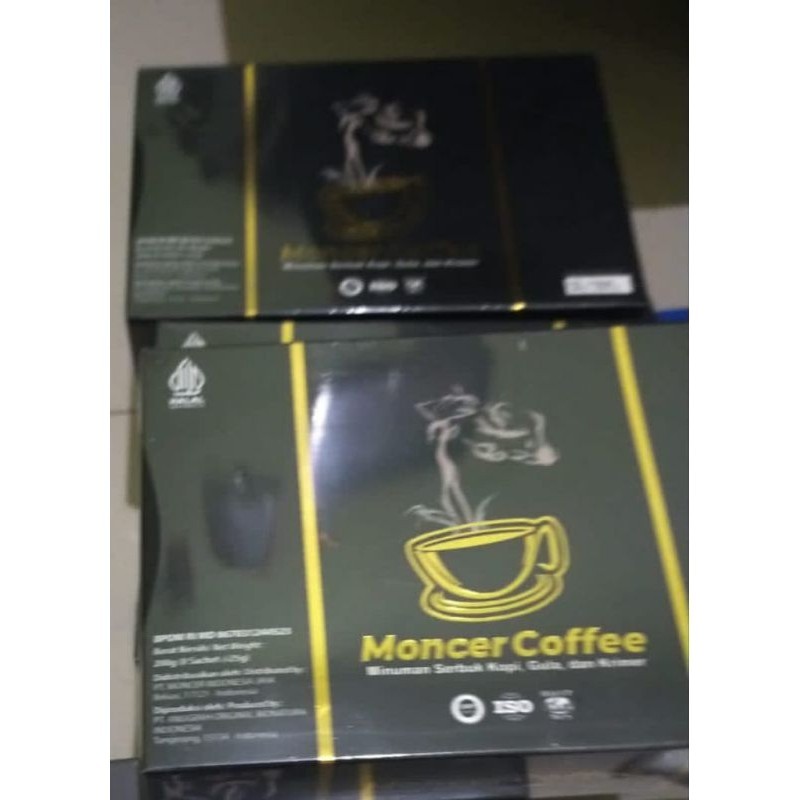 

Monncerr Coffeenya Asli Original Penambahan kesegaran Stamina tubuh