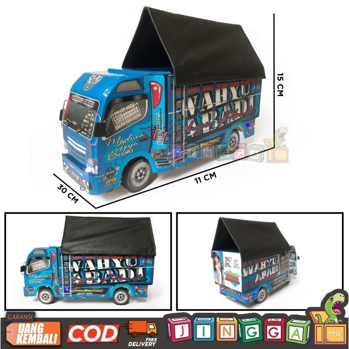 [Best]New TRUK OLENG MINIATUR KAYU. MAINAN DIECAST TRUCK ANAK LAKI BESAR MURAH - WAHYU ABADI