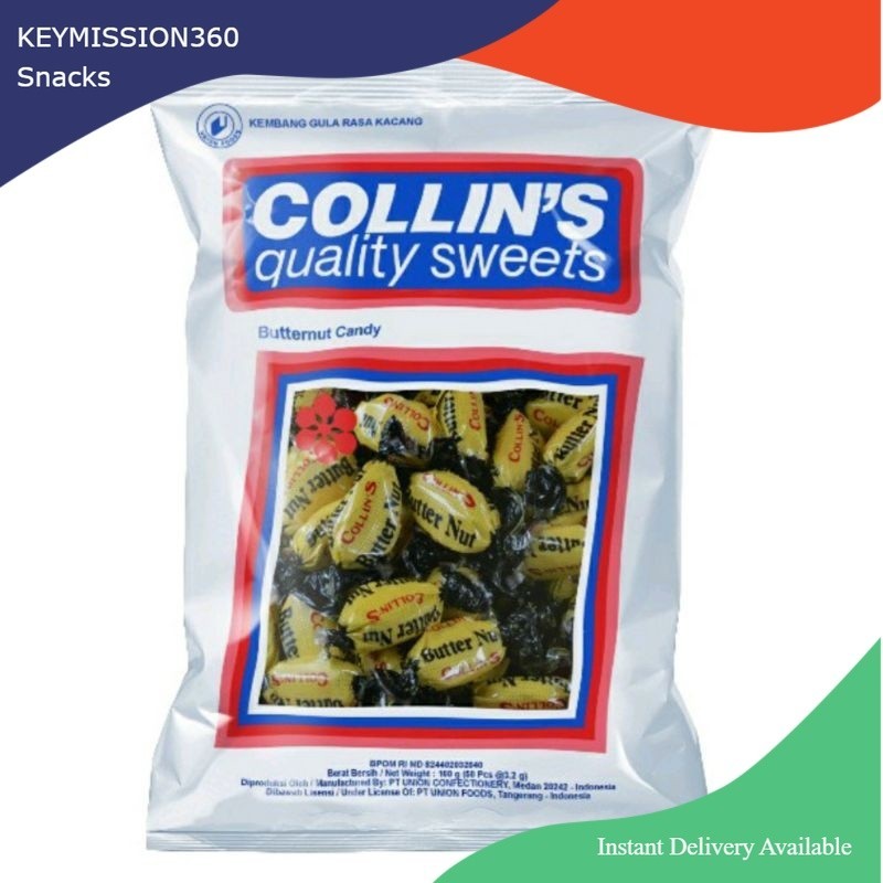 

Permen Collins Butter Nut Candy Kembang Gula Rasa Kacang Enak