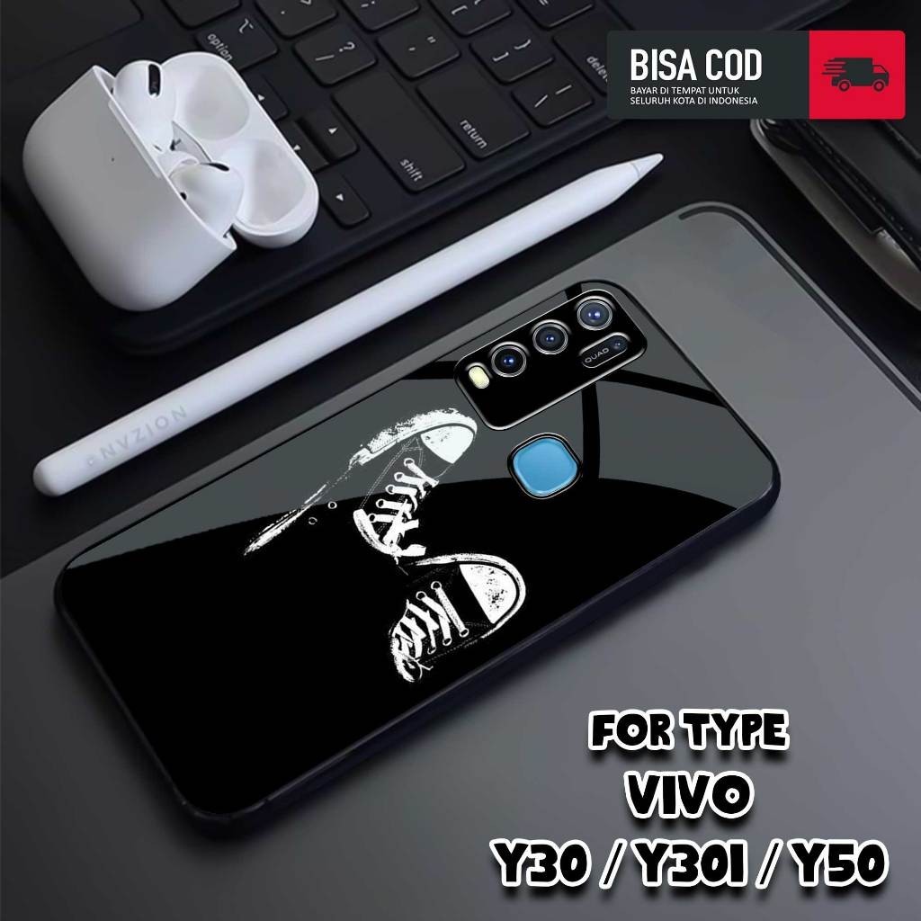 Heavencase , Hardcase Glossy , Case VIVO Y30 / VIVO Y30i / VIVO Y50 -  MOTIF SPOKAT - Hardcase Premi