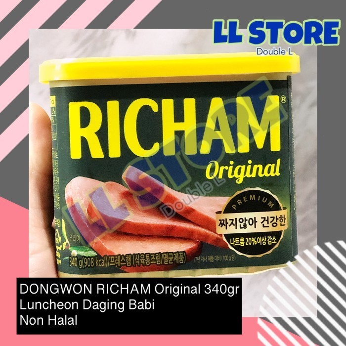 

DONGWON Richam Luncheon Daging Babi 340gr | Spam Korea