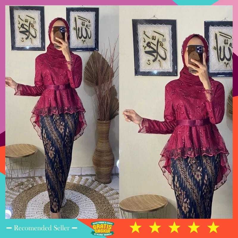 Kebaya Viral Keren Model Terbaru Kekinian / RR KEBAYA MODERN SETELAN KEBAYA AURORA TILLE KEBAYA WISU