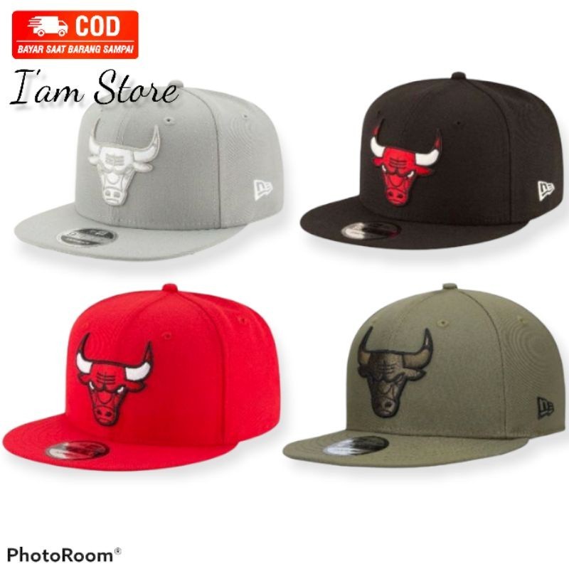Super Promo topi snapback/topi hiphop kepala banteng/Red bull/Chicago bulls