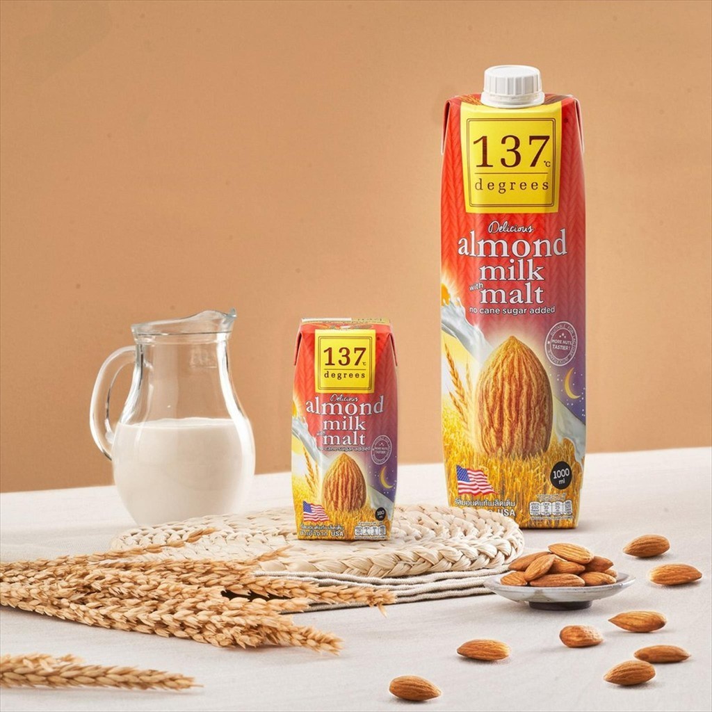 

137 Degrees - Almond Milk with Malt (1L) Susu Almond Vegan