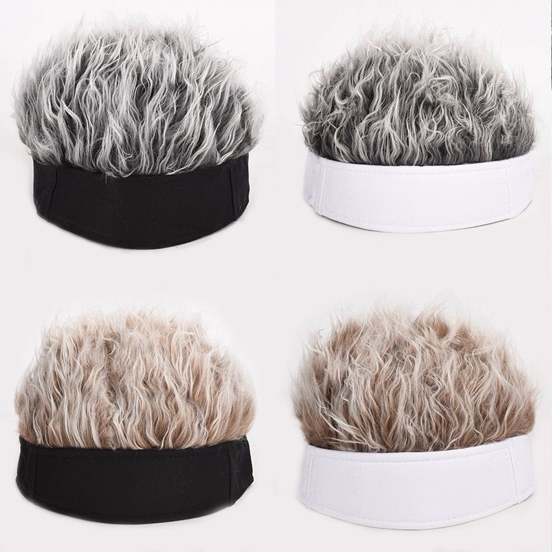 Wig Rambut Korea Pendek Gaya Retro Hip-Hop naruto/rambut palsu cowok/topi wig rambut/rambut wig/ramb