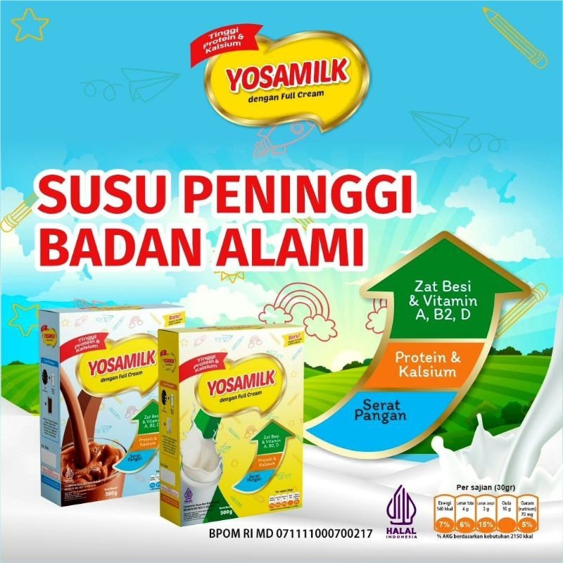 

Yosamilk susu sapi bubuk penambah berat dan tinggi badan untuk anak dan dewasa ampuh hilo