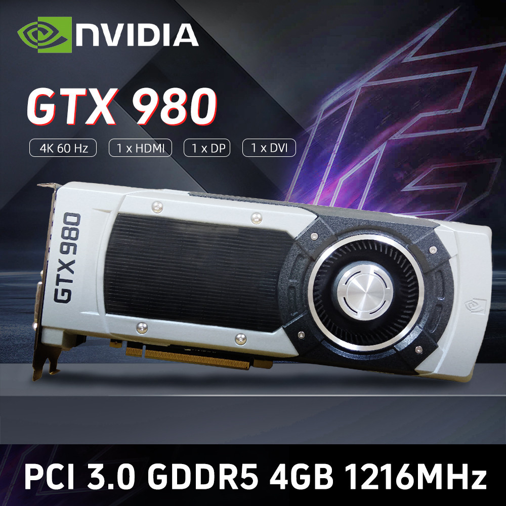 ASUS GTX 980 Graphics Card GeForce GTX 980 GDDR5 4GB PCI-E 3.0 28nm 500W 256Bit 7010MHz PCI Express 