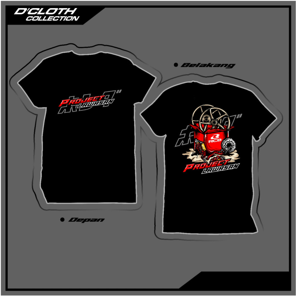 Kaos distro project lawasan katun pe 24s lengan pendek super premium,kaos racing style,kaos herex,ka