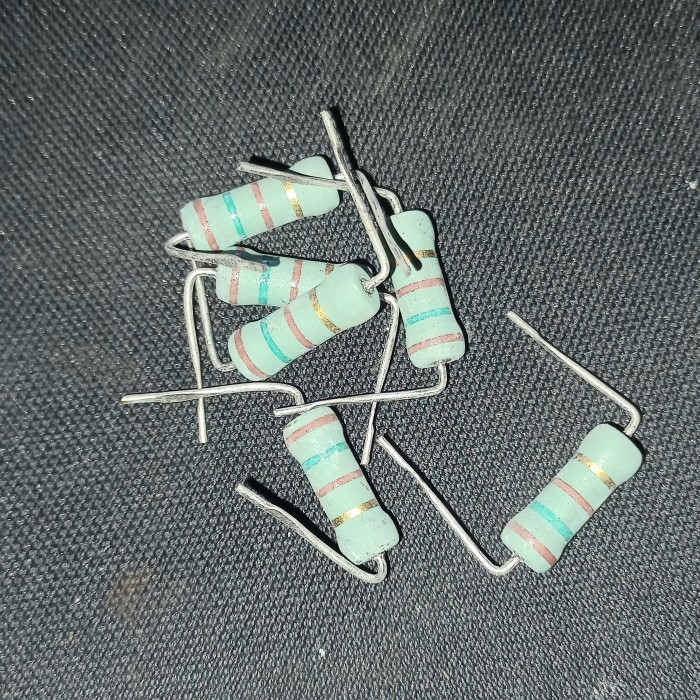 resistor 150r 3w hijau original japan R 150ohm 3 watt w 3watt 150 ohm F