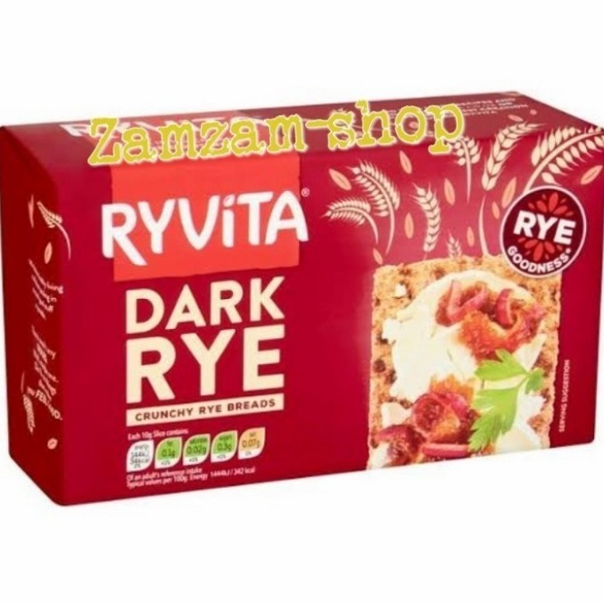 

promo beli 2 lebih murah ryvita dark rye Biscuit biskuit 2 x 250gr
