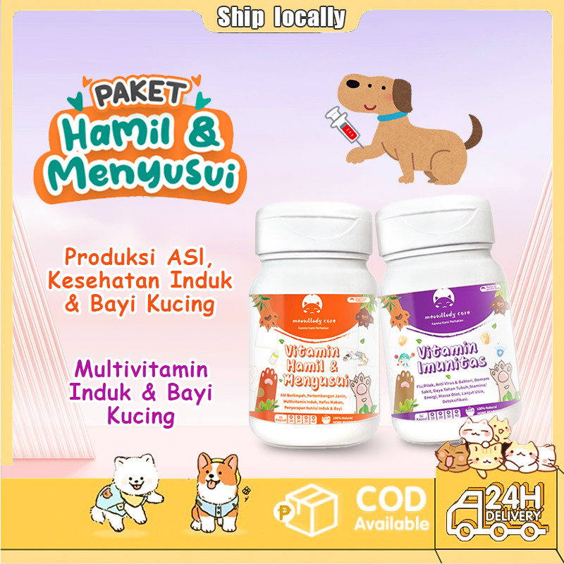 Vitamin Kucing Paket HAMIL MENYUSUI untuk multivitamin anjing vitamin kucing suplemen kucing