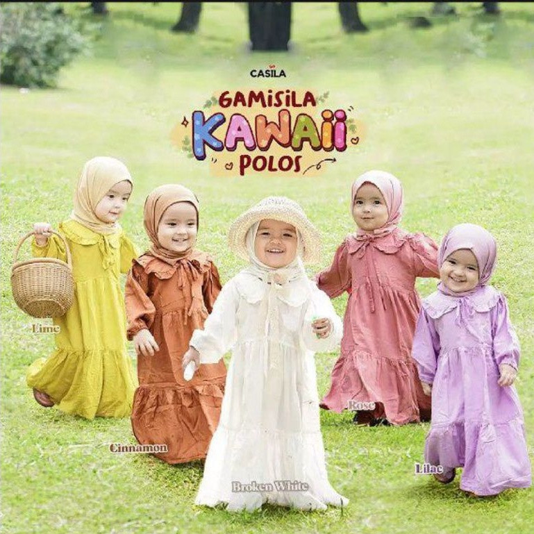 MIDI DRESS MUSLIM ANAK 1-15 TAHUN