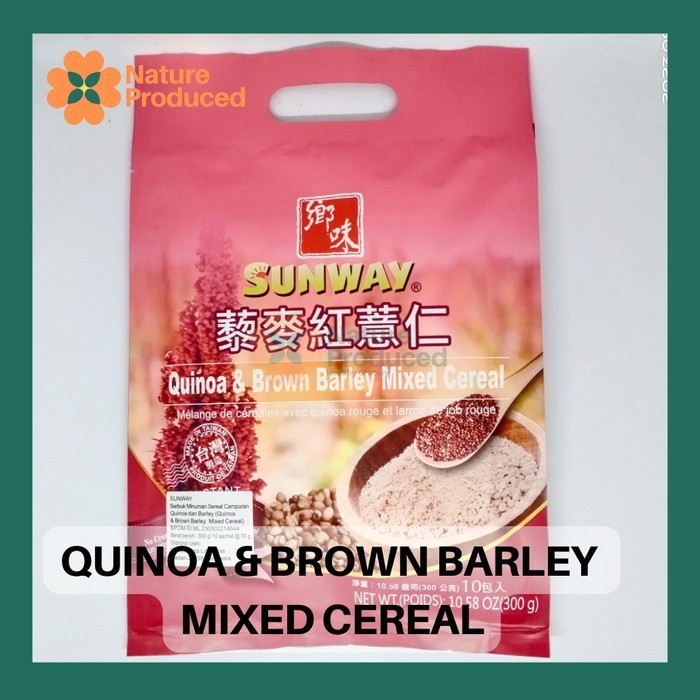 

[[ K23 - BEST SELLER ]] Sunway Quinoa & Brown Barley Mixed Cereal 300gr Jali Sereal Campur