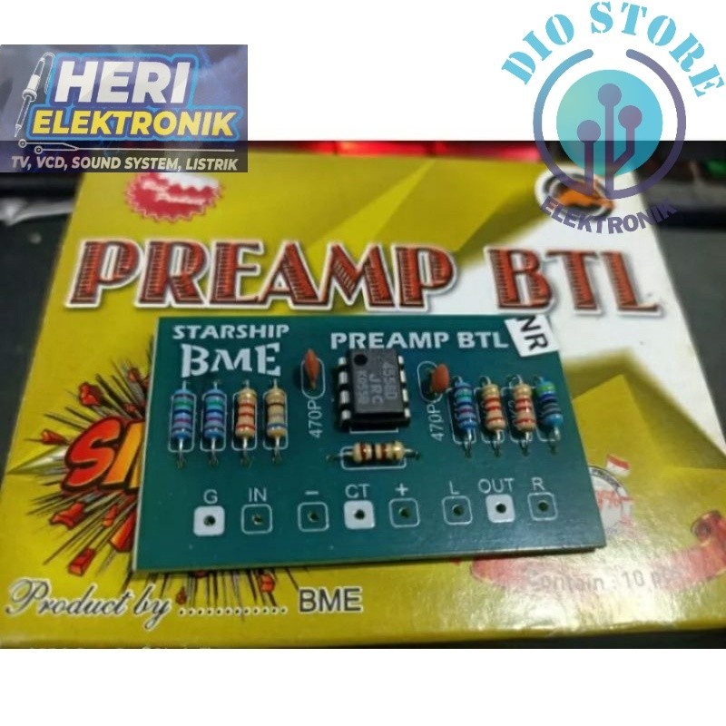 KIT Preamp BTL driver power BME