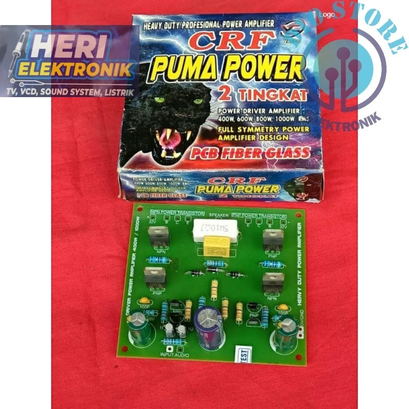 Kit Driver CRF PUMA Power 2Tingkat FIBER Mono VACCO