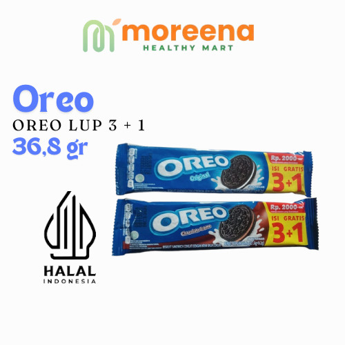 

(2) OREO - Biskuit Sandwich LUP 36.8 gr ISI 3+1