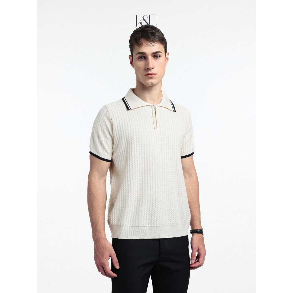 uty KUKAI Man Regent Polo Top - Kaos Polo Rajut Pria - Kaos Polo Knit Pria