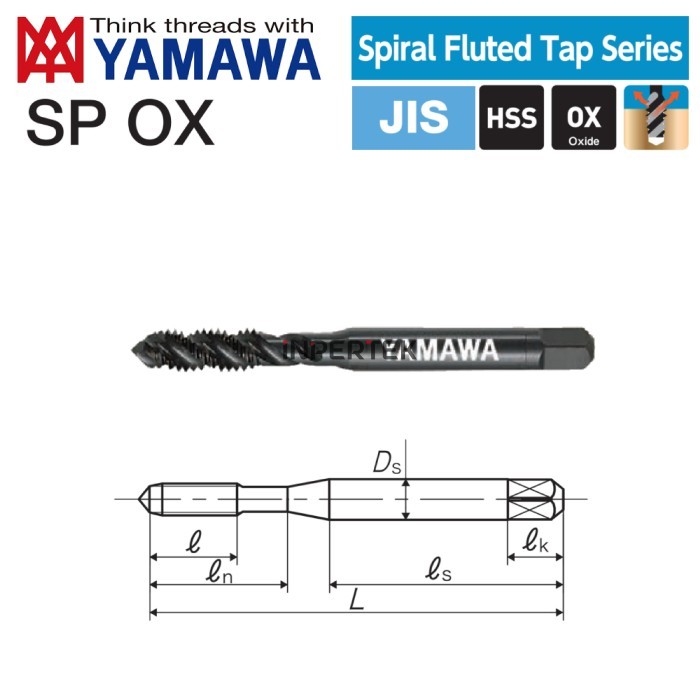 YM99 OBRAL Tap Yamawa 6 Baru Tap M 6 x 1 Tap Yamawa M6 Tap Spiral M6*1