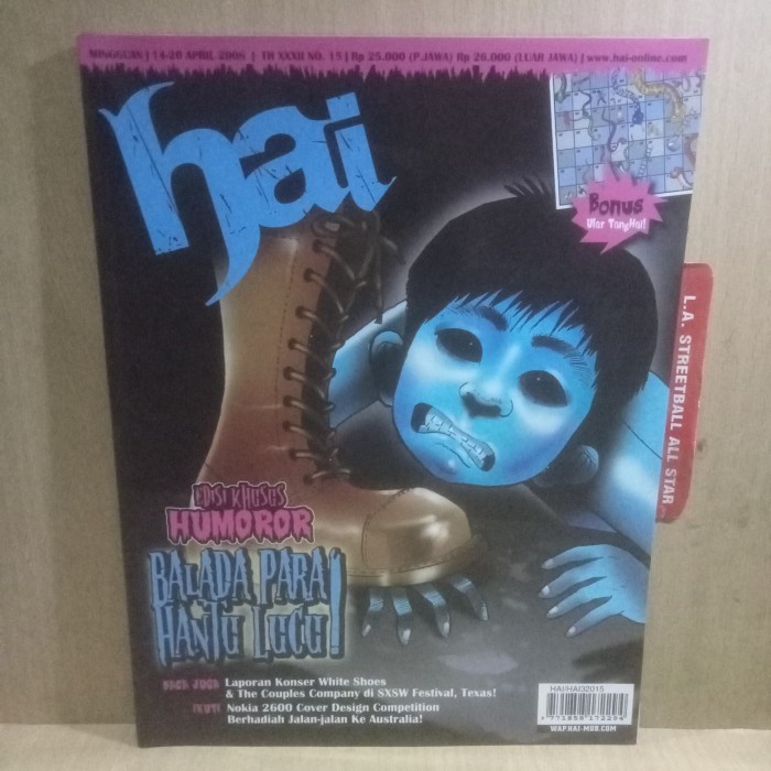 Majalah second Hai edisi April 2008.