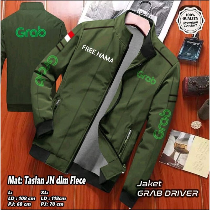 JAKET WINTER RUBBY GRAB / JAKET PRIORITAS / JAKET GRAB / JAKET SABLON FREE NAMA / JAKET GRABBIKE / J