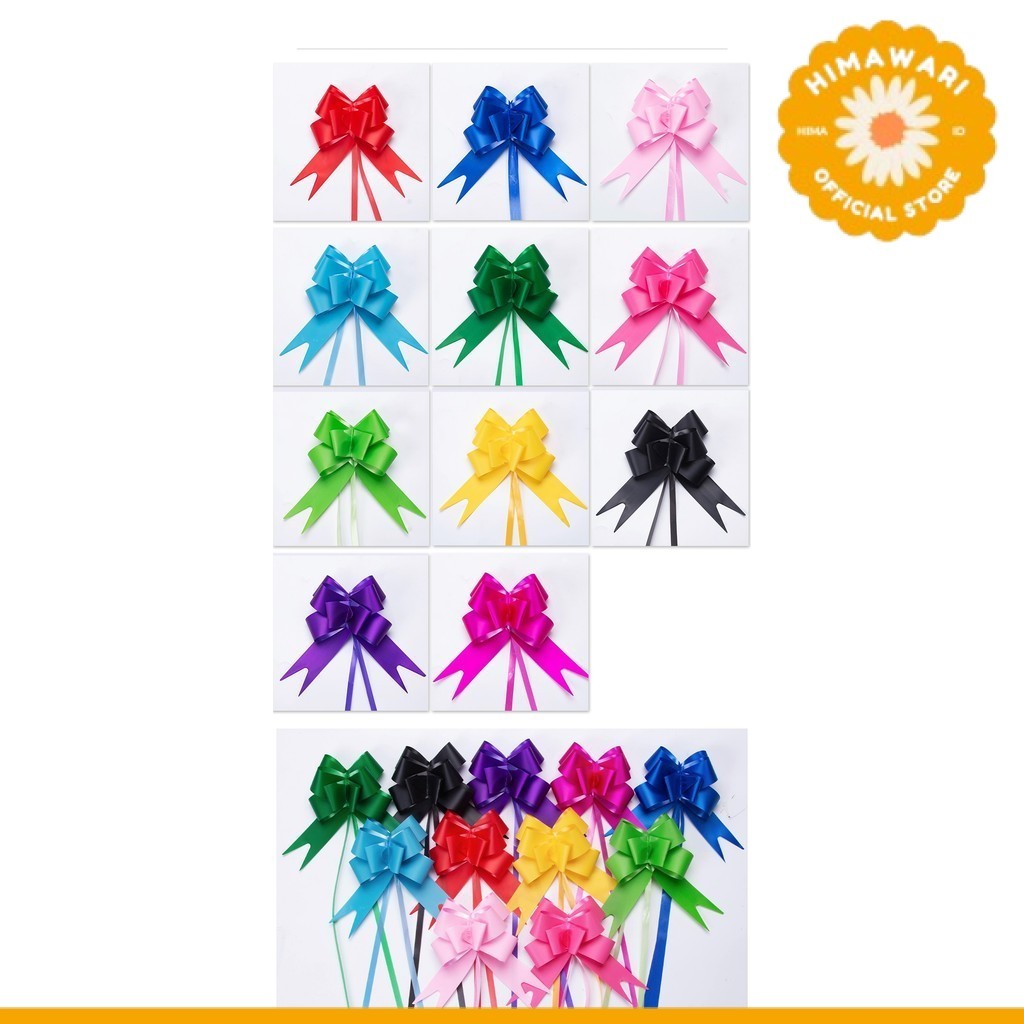 

HIMA - (1pack) Pita Tarik Motif / Pita Serut INK isi 10pcs Dekorasi