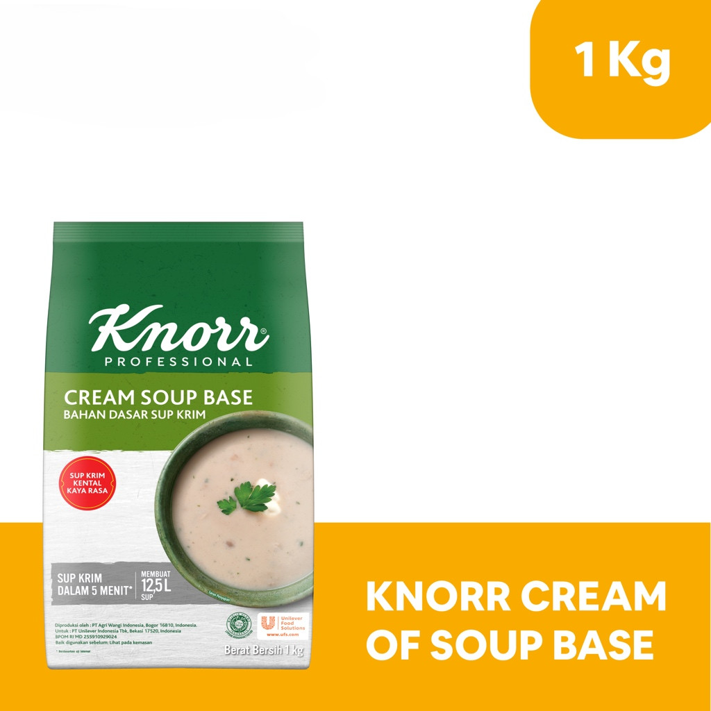 

KNORR KRIM SUP INSTAN / BAHAN DASAR KRIM SOUP / CREAM SOUP BASE 1KG